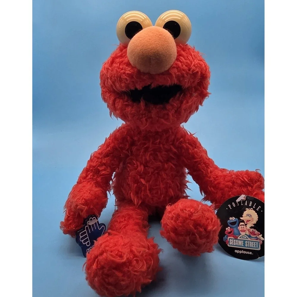 Vintage 90s Posable Elmo Sesame Street Applause‎ Nostalgia Childhood
